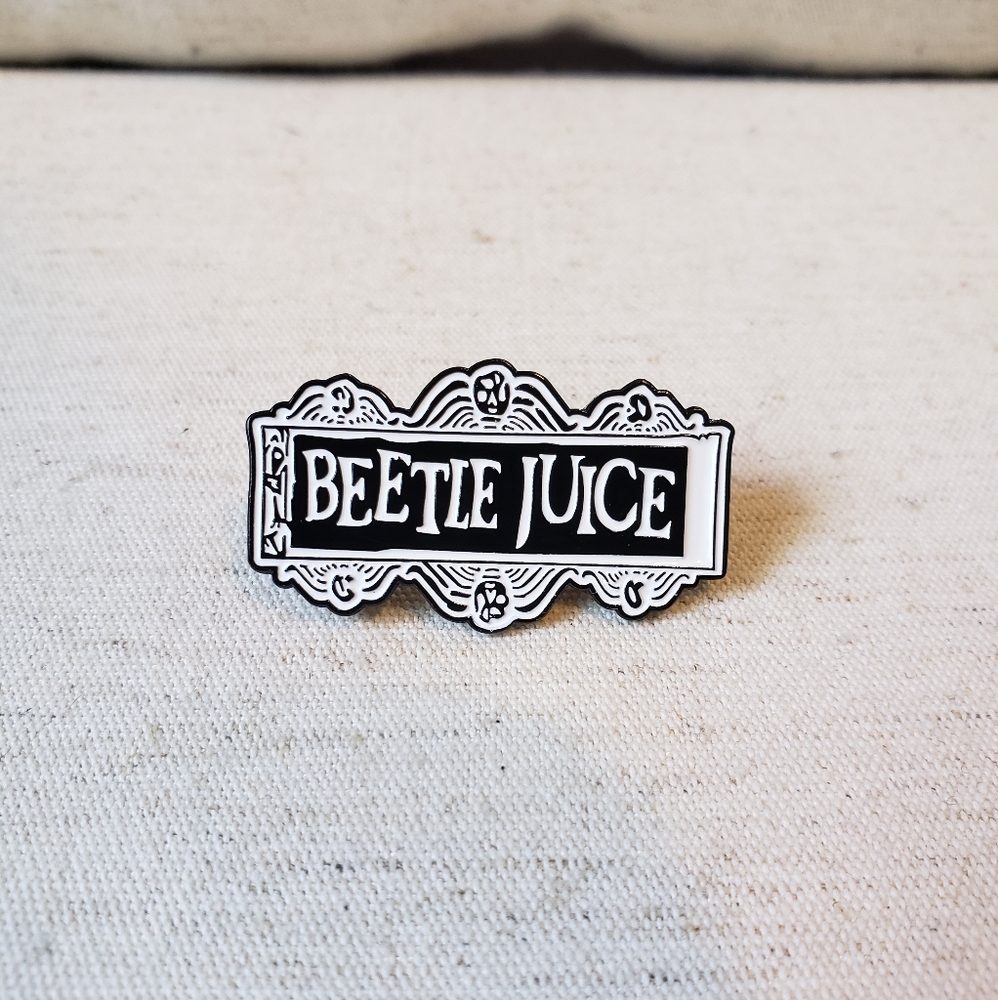 ⚡CLEARANCE⚡Beetle Juice Banner Fashion Pin - Picture 5 of 8